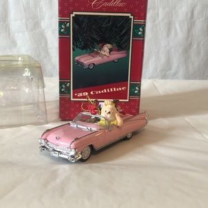 1959 pink Cadillac- the best - Santa driving MIB